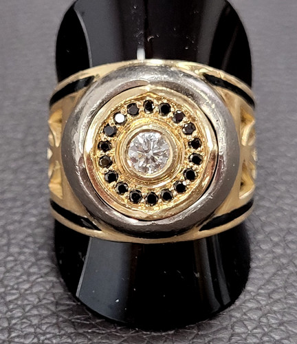 Herrenring 585 gelbgold - gelbgold,