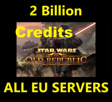 SWTOR 2 Billion Credits 2,000,000,000 EU SERVERS Star Wars The Old Republic