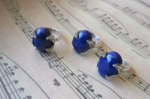 Ring blauer lapislazuli - ring,