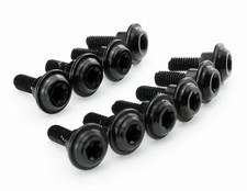 Peugeot Speedfight 2 Schrauben Alu Verkleidung Aluminium schwarz eloxiert 10 Stk