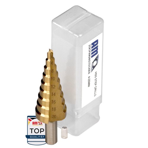 Hss tin stufenbohrer - hss-tin,