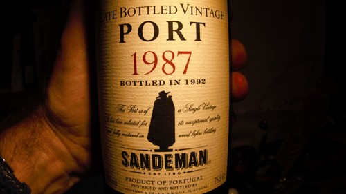 Sandeman portwein 1987 late - portwein,