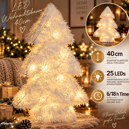 Led weihnachtsbaum 40cm - weihnachtsbaum,