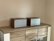 Stylische 70er Jahre Boxen / Lautsprecher  Wigo Acustic A1 Holz / Nussbaum