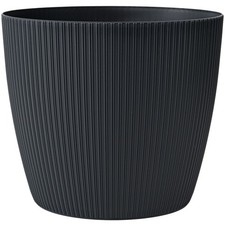 Blumentopf groß Weiß 30 cm