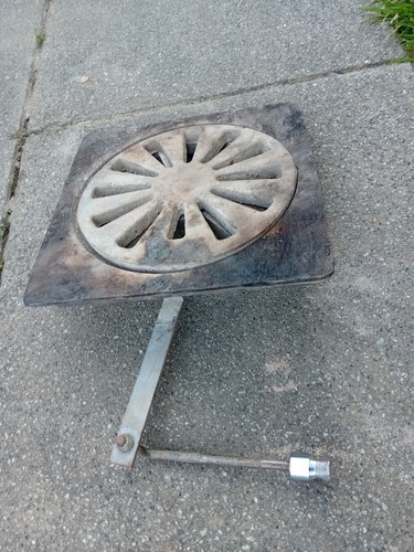 Gussrost mit gussmulde - gussrost,