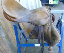 Sattel reitsattel braun mit - reitsattel,