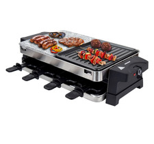 Edelstahl Raclette für 8