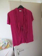 pinker Viskose-Cardigan von