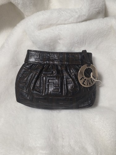 Fendi mini leder clutch - mini,