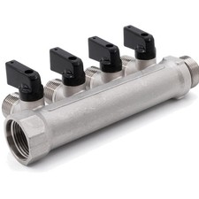 Sanitär Verteiler 4 Wege