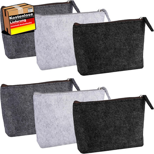 Filz kosmetiktasche set - kosmetiktasche,