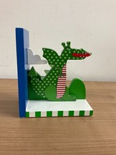 Kinder*Holz Buchstütze links,Drachenmotiv - 14 x 16 cm GISELA GRAHAM*for kids*