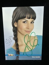 Autogrammkarte - " SILA SAHIN " - neue Karte / Original HANDSIGNIERT / NEU