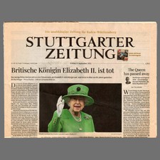 Stuttgarter Zeitung · 9. September 2022 · Britische Königin Elizabeth II ist tot