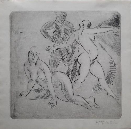 Max pechstein radierung - radierung, am