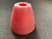 Lampenschirm Ersatzglas Glasschirm Pendellampe E14 rot Tischleuchte
