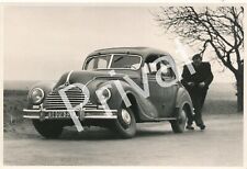Foto Auto PKW Oldtimer BMW mit Fahrer bei Erfurt 1953 M1.66