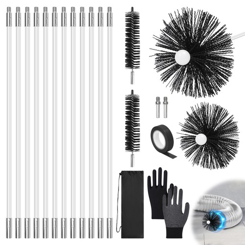 Kaminbürste stange set - kaminbürste,