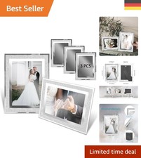 Kristall Silber Glitter Rahmen