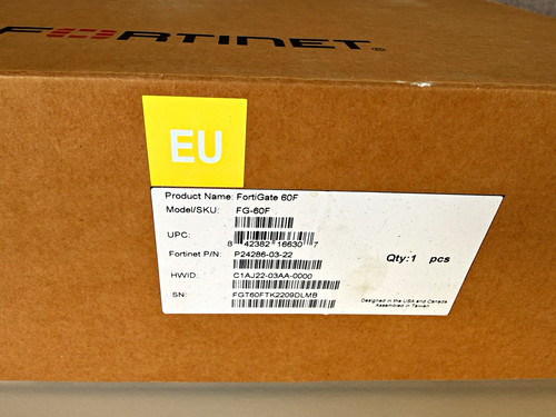 Fortinet fortigate 60f - fortinet,