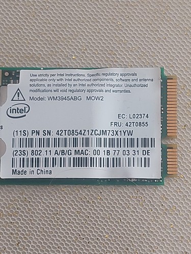 Lenovo thinkpad t60 wwan karte - wwan,