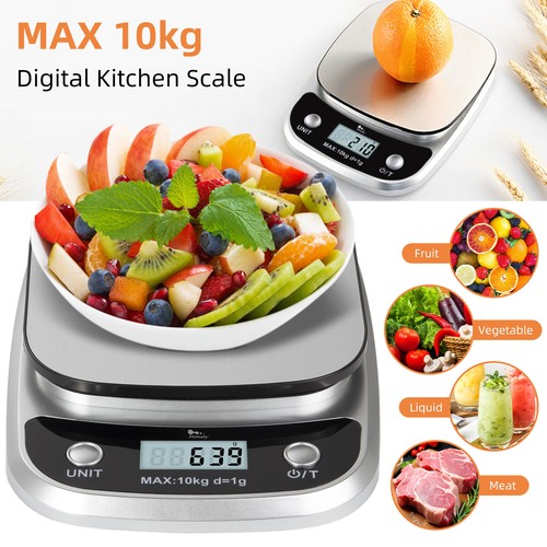 Küchenwaage 10kg digital - 10kg/1g,