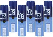 6x 8X4 Men Deo N° 17 Oceanic Boost Deospray für Männer mit erfrischendem Duft