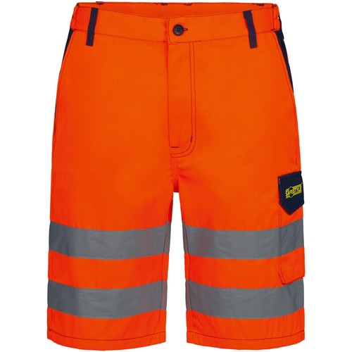 Warnschutz shorts gelb orange - shorts,