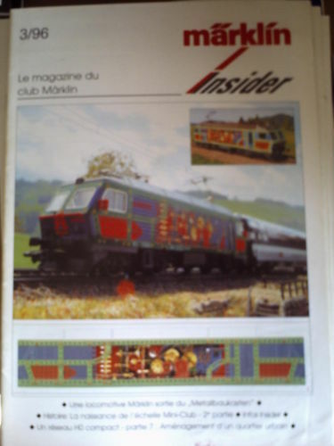 Märklin insider das - insider, 3/96