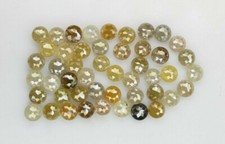 5,20 CT Natürlicher Lockere Diamant Fantasie Mischfarbe Rund Rose Cut 2,65 MM