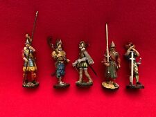 German Artilleryman: Konv. 8, 5 äußerst hochw. Figuren Landsknechte 54mm, Metall