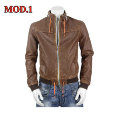 Bikerjacke Kunstleder