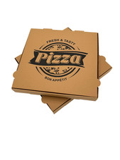 Pizzakarton Braun Kraft 32x32x4 cm E-Welle WTL120/FL100/WKL120 Großhandel Stabil