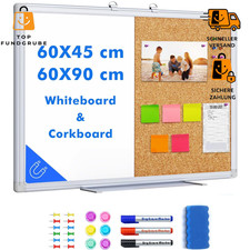 Pinnwand Kork und Whiteboard