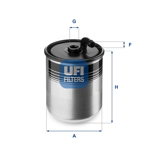Ufi kraftstofffilter 429 - ufi, 24.429.00