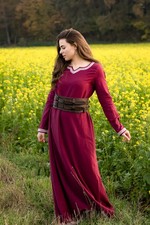 Wikingerkleid Brigida Rot