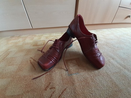 Rote tiggers lederschuhe - tiggers, gr