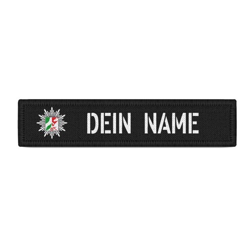 Patch namens schild - patch, polizei