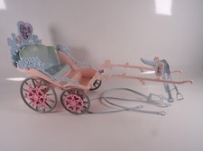 Barbie Princess Collection Cinderella Kutsche Deichsel Sattel Fahrleine (17970)