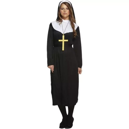 Damen nonne kostüm - nonne,