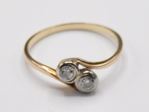 Doppel solitär ring - ring,