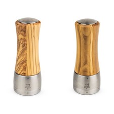 PEUGEOT Mühlenset 16cm Olivenholz Pfeffermühle Salzmühle Stahlmahlwerk MADRAS