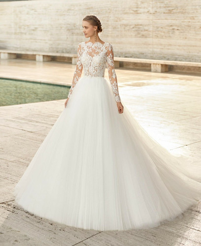 Brautkleid niher rosa clara - brautkleid,