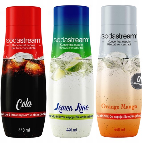 3er set sodastream - sodastream, konzentrate