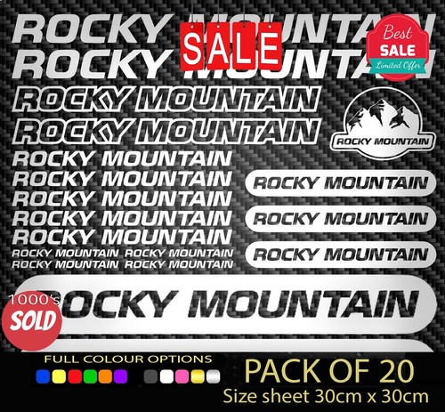 Rocky mountain vinyl aufkleber - rocky,