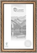 Bilderrahmen Antik Massivholz OSLO Shabby Chic Vintage Barock | Bronze | CLAMARO
