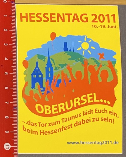 Aufkleber sticker hessentag - aufkleber/sticker:,