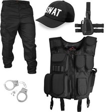 Swat karneval kostüm - swat,