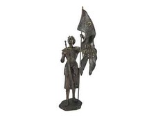 Jeanne d'Arc stehend mit